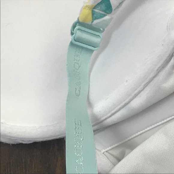 Lane Bryant Cacique Soft Cotton T-shirt lemon Print bra 🍋 - Picture 6 of 6